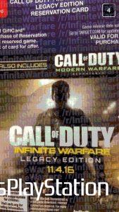 call-of-duty-remastered-order-card - SomosPlayStation